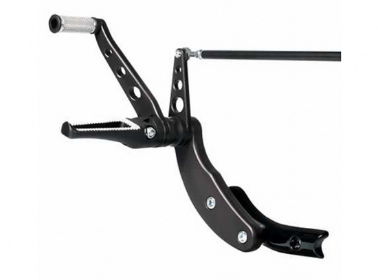TB vorverlegt. Fußrastenanlage / V-Tech / Harley Softail 2000 - 17 / TÜV