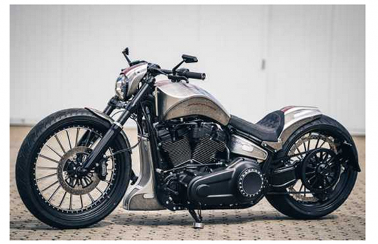 TB - Headlamp Cap / Alu roh / Harley Davidson Breakout / FXBR/S ab 18 / Tüv