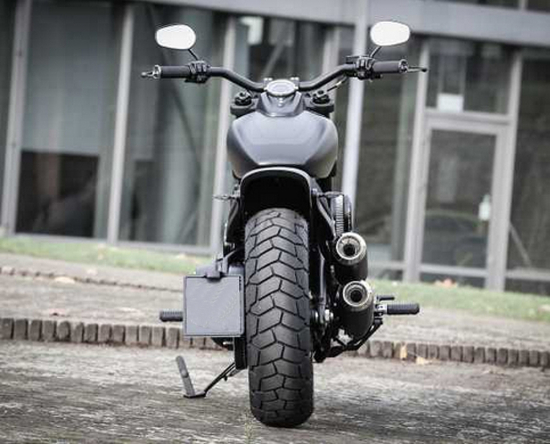 TB HECKFENDER - Shorty GFK / HD Softail - ab '18 / keine FatBoy, Breakout, FXDR / Tüv