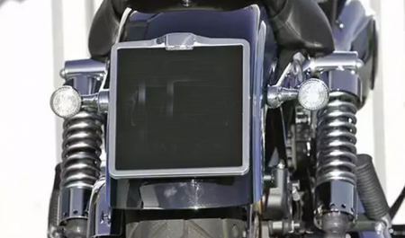 TB - Inside - Plate - schwarz - KZH - Platte Harley