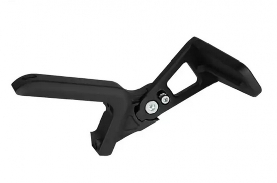seitl. BR - Kennzeichenhalter - HARLEY SOFTAIL - FXDR / Aluminium - schwarz matt  / ohne Tüv