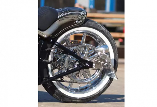 seitl. BR - Kennzeichenhalter Kompl.-Set / kurz / 3 Auswahl-Farben / HD Softail / 2008 - 17 / kein TÜV