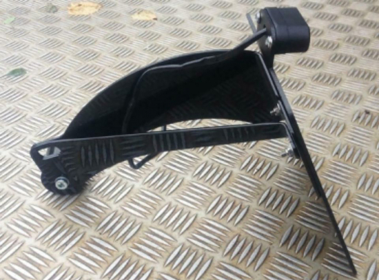 Black Sale: seitl. BR - Kennzeichenhalter - schwarz / Suzuki VL 1500 / C 1500 Intruder / Kompl. Set / TÜV
