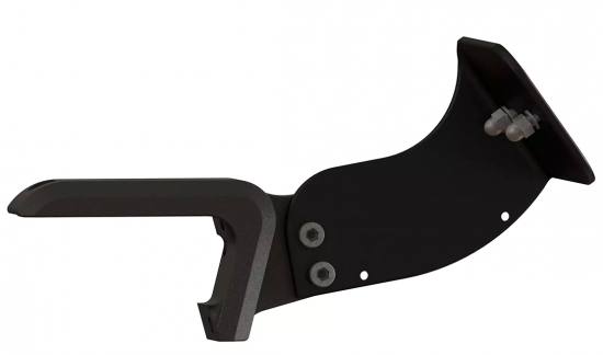 NEU 2024: seitl. BR - Kennzeichenh.- Grundhalter - Medium Bull / schwarz / HD Softail FXDR ab 19 - 20 / Tüv