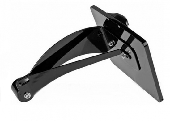 seitl. BR - Kennzeichenhalter - Kompl.-Set / black / HD Sportster - ab 2004 - 2020 / TÜV