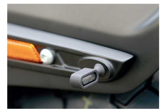 TB - LED-Mini-Blinker / getönt - silber / Paar / E-Zeichen