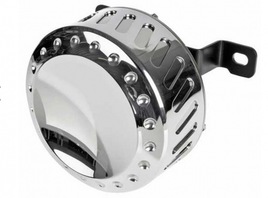 Preview: TB Powerluftfilter - Kit "Drilled" Alu poliert / 3D / YAMAHA XV 1600 / TÜV