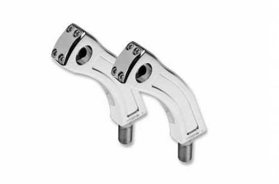 TB-RISER Alu Poliert / 4" Pullback / 35 mm / 25 mm / ohne Kabeldurchführung