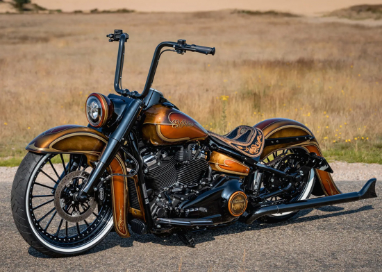 Preview: Santee - Standard - 11" (28cm) Ape Hanger - Fat Lenker / chrom