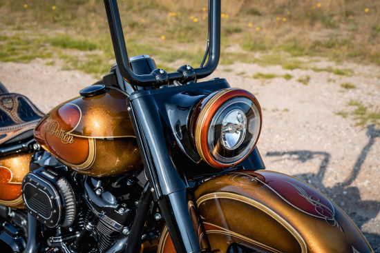 Preview: Santee - Standard - 11" (28cm) Ape Hanger - Fat Lenker / chrom