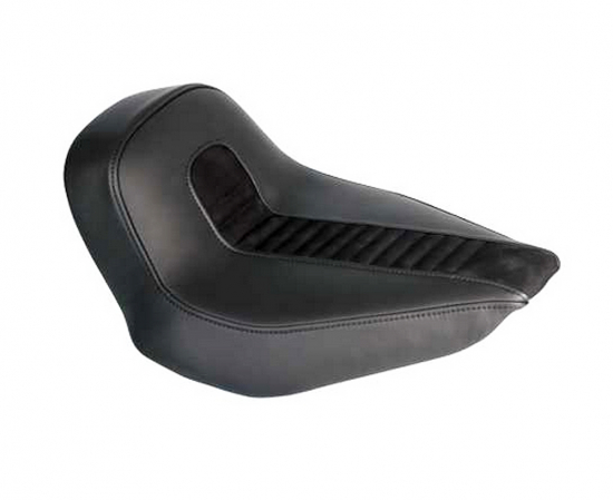TB EINZELSITZ  Echtleder  "Steel 200" / schwarz / Heckfender Softail ab´18