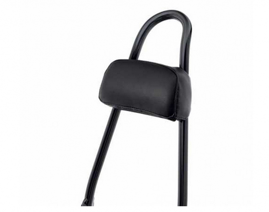 TB - Sozius Rückenpolster 4" x 8" Vinyl / schwarz / für Sissy Bar Rigid Mount 21"
