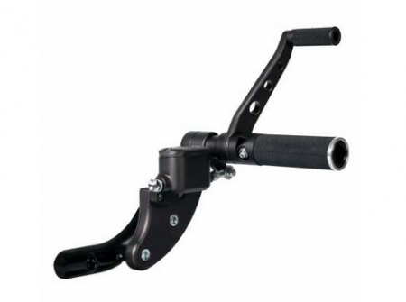TB vorverlegt. Fußrastenanlage / BASE RUBBER / Harley Softail / 2000 - 17 / TÜV