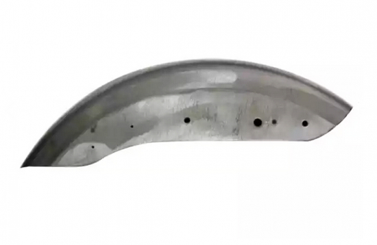 TB STEEL - gekürztes, chopped Heckschutzblech / Stahl roh