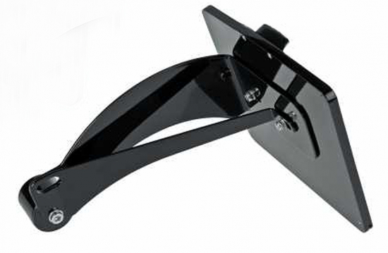 Black Sale: seitl. BR - Kennzeichenhalter / Suzuki VL / C 800 / Kompl.-Set / schwarz / Tüv