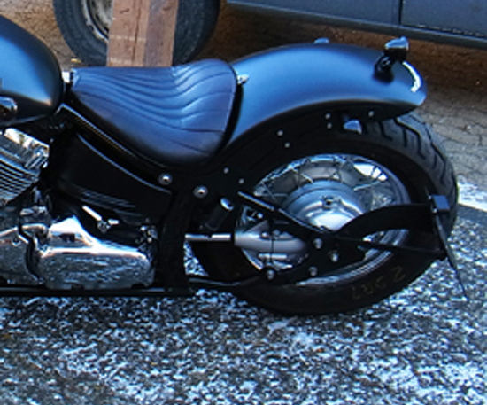 2. Wahl - Sale: seitl. BR - Kennzeichenhalter - Kompl.-Set - schwarz / YAMAHA XVS 650 / 1100