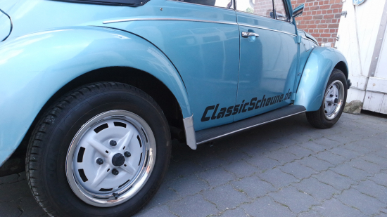 Classic - Chromringe für 15" Räder / z.B. VW Käfer / Karman Ghia / 4 Stck