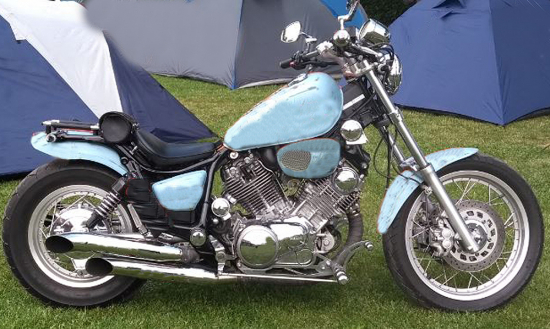 FALCON vorverlg. Fußrasten / 20 cm / Yamaha XV 1100 Virago / Tüv
