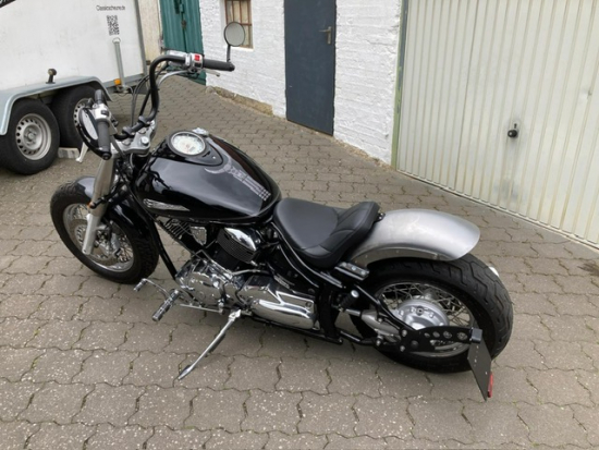 SALE: FALCON - vorverlg. Fußrasten-Anlage / 7 cm / Yamaha XVS 1100 Custom + Classic / Tüv
