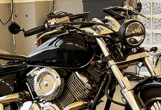 LENKER FAT - Z - FORM 32 mm 1" (1 ZOLL) 870 / 90 / 190 mm / schwarz matt - beschichtet im BR-Auftrag / Jap. + HD / TÜV