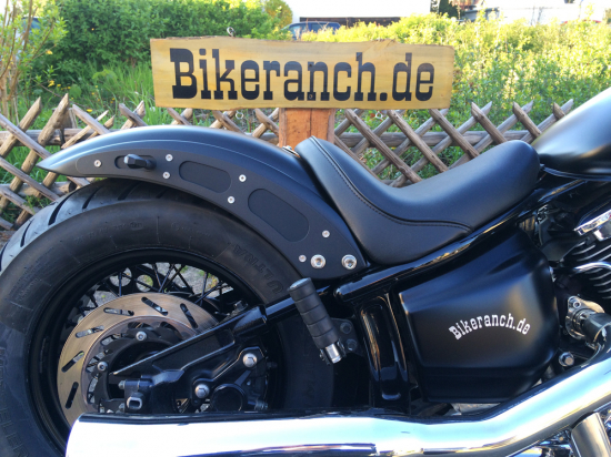 Nur bei uns: BR - HECKFENDER RAI - Bikeranch 2 / 210 / GFK / kurz + rund / YAMAHA XVS 1100 + CLASSIC / TÜV