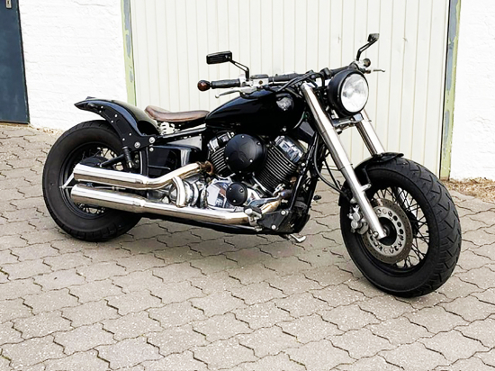 Yamaha XVS 650 Dragstar Classic - Black Bobber - Schwingsattel-Umbau / 20.000 km / Tüv neu
