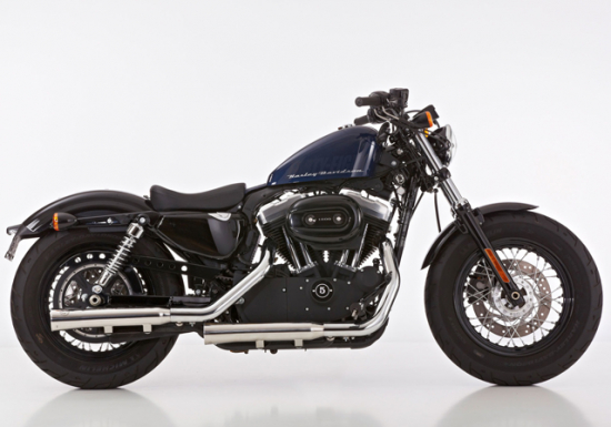 FALCON Double Groove / HD Sportster XL 1200 / SlipOn / poliert / ab 2017 / EG-BE