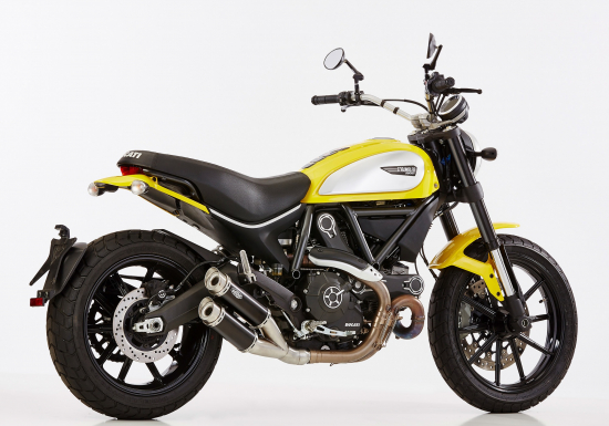 NEU: SHARK TRACK / ALUMINIUM eloxiert / DUCATI Scrambler 800 / ABE