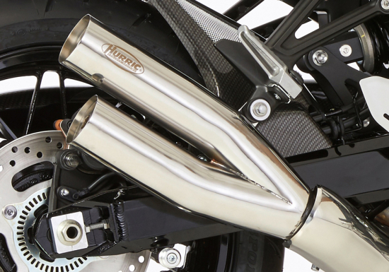 HURRIC Pro 2 Retro / 4-1 Endschalldämpfer / silber / Kawasaki Z 900 RS / ab 2018 / ABE