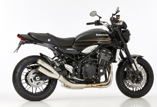HURRIC Pro 2 Retro / 4-1 Endschalldämpfer / silber / Kawasaki Z 900 RS / ab 2018 / ABE