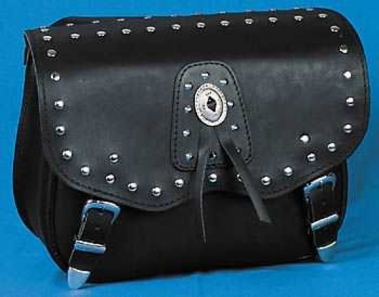 PW Lederpacktaschen CALIFORNIA / Rindsoberleder / Edelstahlplättchen / 1 Schnalle / Maße 36 x 28 x 15 cm