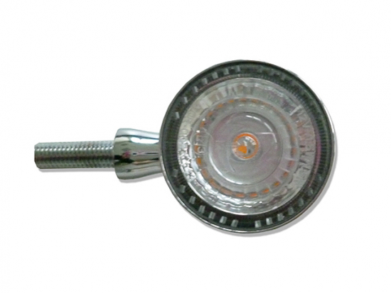 Kellermann ALL-IN-ONE / Bullet 1000 DF / Rücklichtblinker / chrom / Leuchtring / 1 Paar / E-Zei.