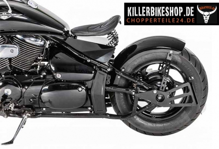 MB Bobber - Heckfender - Set / Stahl schwarz matt - beschichtet / SUZUKI VL /C / M 800 / Tüv