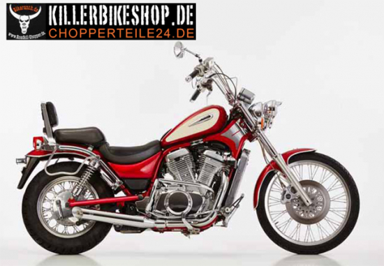 Neu: Falcon "Cromo Line" Suzuki VS 600 Intruder / Endschalldämpfer / EG-BE