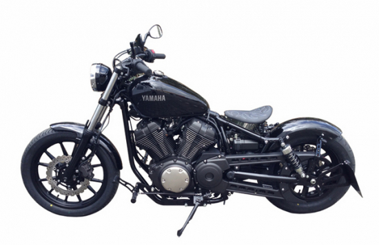 All - Black - Sale: MB Bobber - Schwingheck - Heckfender - Set / schwarz glanz / YAMAHA XV 950 Bolt / R / Racer / Tüv