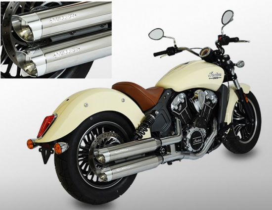 MILLER Endkappe - SlashCut / Ø85 - Ø93 - Ø102 mm / Edelstahl poliert