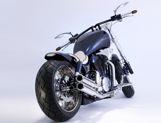 MILLER 2-2 - DANDY - silber / Suzuki VS 1400 Intruder / Komplettanl. / EG-BE