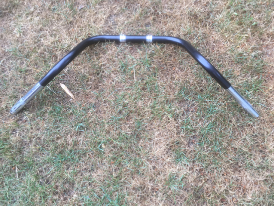Nur bei uns: Original - Lenker - 1" (25,4 mm) schwarz gepulvert - Yamaha XVS 1100 / 650 Custom + Classic / ca 80 cm b