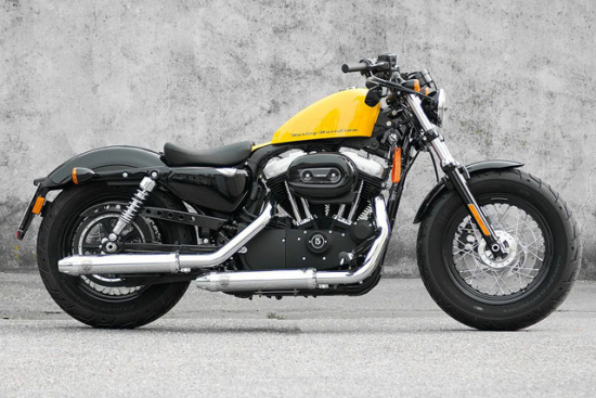 PENZL - Retro Line - Auspuffset verstellb. / fein gebürstet / Harley Sportster / 14-16 / EG-BE
