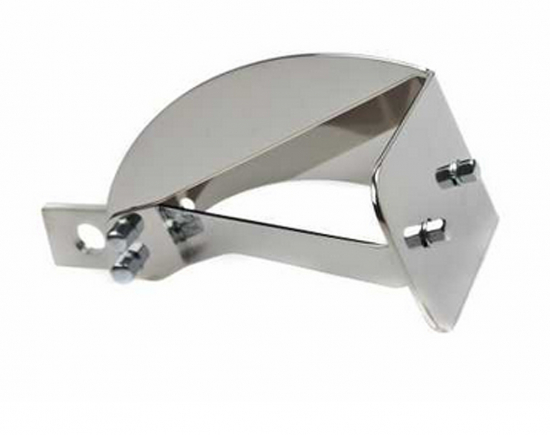 seitl. BR - Kennzeichenhalter - silber / Yamaha XVS 1300 / Kompl.-Set / TÜV