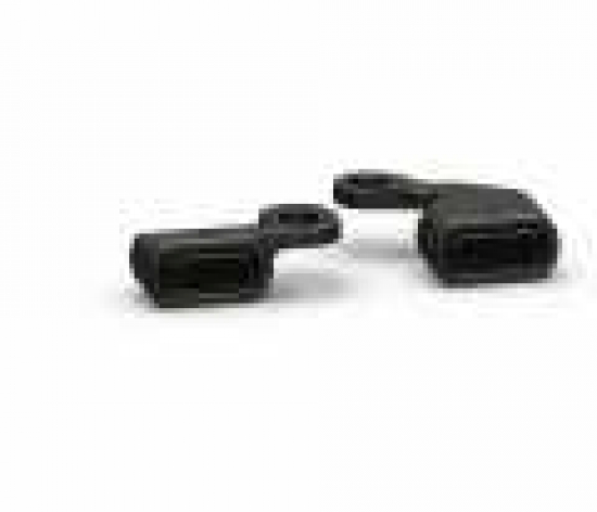 TB LED Mini Blinker Stripe / schwarz - dark / Paar / Harley Touring hydr. Kupplung / E-Zeichen