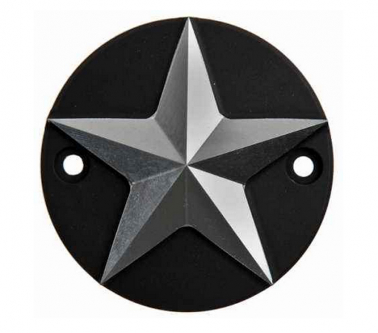 TB Zündungsdeckel DARK STAR / HD Sportster + BigTwins Evo 84-99 / schwarz