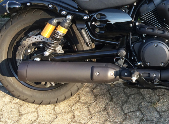 SALE! ORIGINAL-AUSPUFF-Endtopf / gebr. / YAMAHA XV 950 Bolt / R / Racer