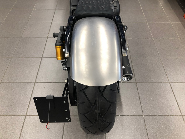 Motorrad Fender Schutzblech Kotflügel Stahl Flat Style universal