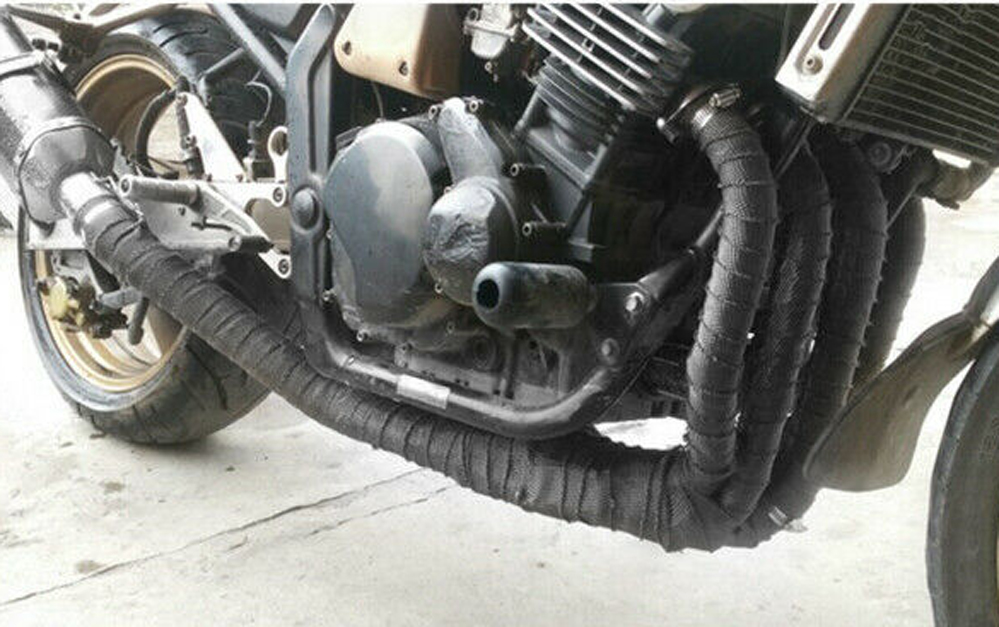 Motorrad Hitzeschutzband Craftride Auspuffband schwarz 10m DPLB3