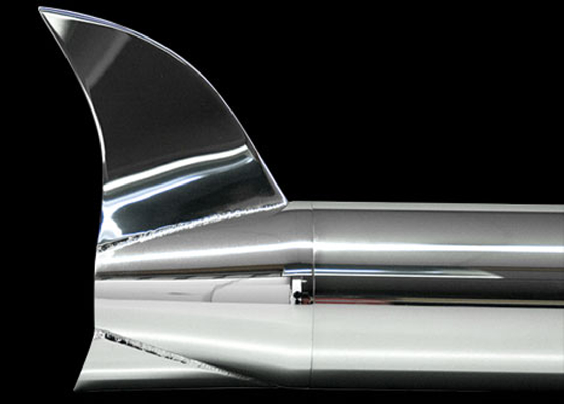 LED Aluminium Motorrad Rücklicht Round fishtail Style