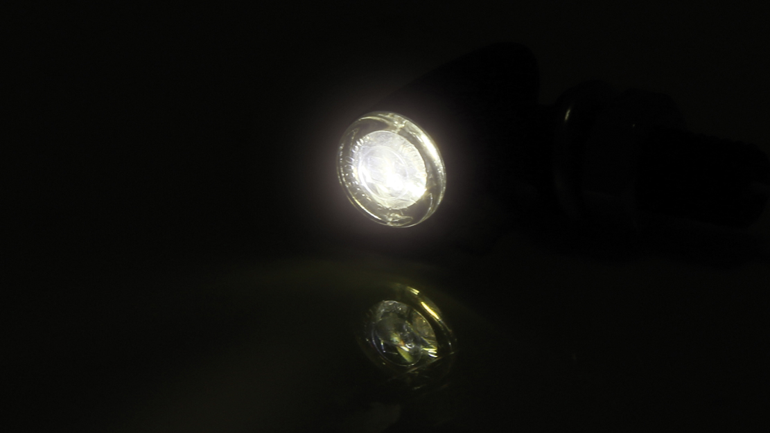 HIGHSIDER PROTON TWO LED Blinker, getöntes Glas, für vorne und