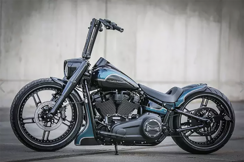 TB - HD - Zünspulen Verlegesatz - Harley-Davidson Softail ab '18 mit Air Ride Schalter