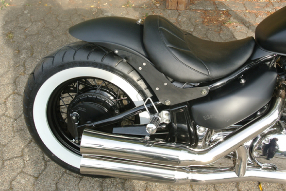 Falcon Double Groove Komplettanlg. / ohne KAT / poliert / Suzuki VL / C / M 800 / bis 2005 / ABE