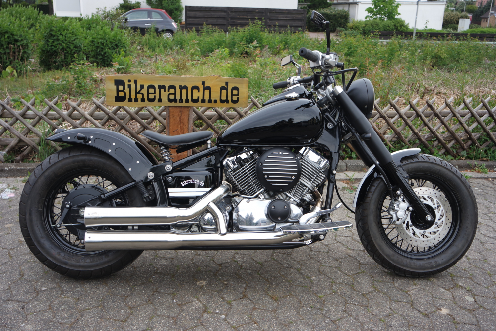 DO Solo - Schwingsattel Chopper - groß / schwarz / extra flach